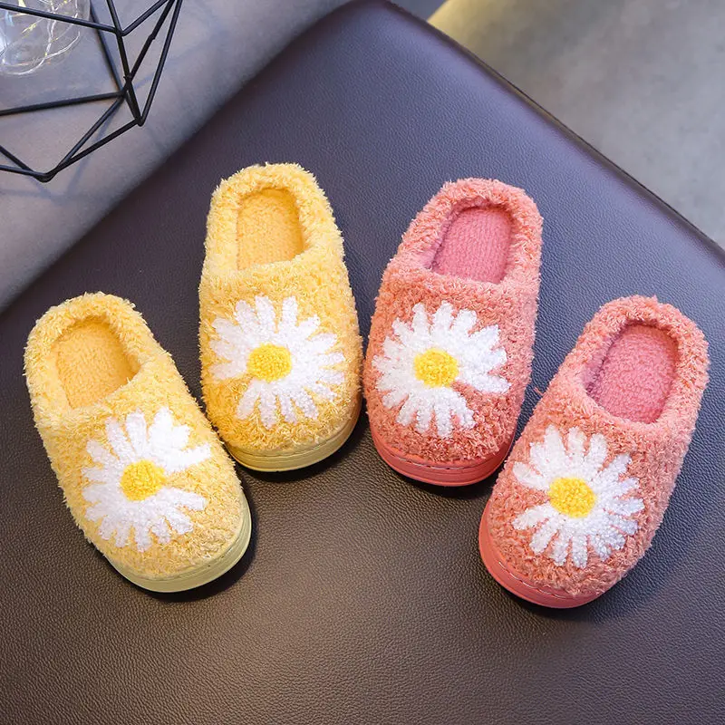 Daisy Cotton Children Slippers Autumn Winter Non-Slip Warm Fluffy Slippers Kids Home Indoor Furry Shoes Casual Boys Girls Shoes
Daisy Cotton Children Slippers Autumn Winter Non-Slip Warm Fluffy Slippers Kids Home Indoor Furry Shoes Casual Boys Girls Shoes