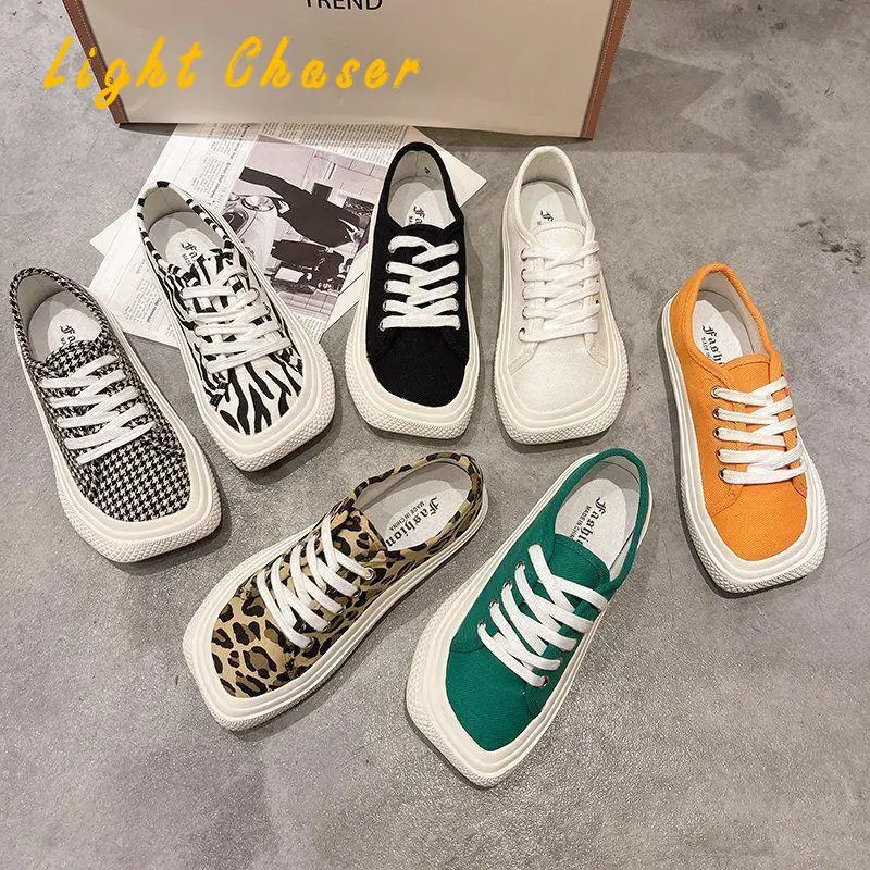 2021spring Summer Canvas Shoes Women Square Toe Women's Shoes Comfortable Flat Bottom All-match Casual Shoes Ladies Sports Shoes
2021spring Summer Canvas Shoes Women Square Toe Women's Shoes Comfortable Flat Bottom All-match Casual Shoes Ladies Sports Shoes