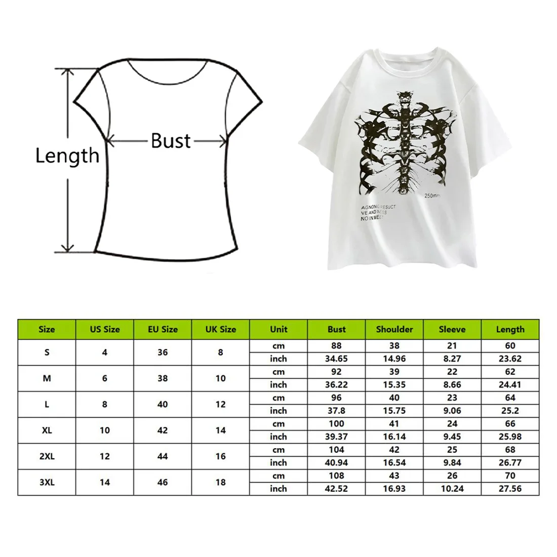 Summer Short Sleeve Streetwear T-shirt Aesthetic Print Vintage Clothes T Shirt Punk Tee Oversized Top Women's Increase 
Summer Short Sleeve Streetwear T-shirt Aesthetic Print Vintage Clothes T Shirt Punk Tee Oversized Top Women's Increase