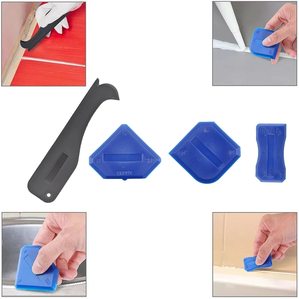 3 In 1 Multifunctional Silicone Remover Caulk Finisher Peel Sealant Smooth Scraper Grout Kit Tools Plastic Hand Tool Accessories
3 In 1 Multifunctional Silicone Remover Caulk Finisher Peel Sealant Smooth Scraper Grout Kit Tools Plastic Hand Tool Accessories