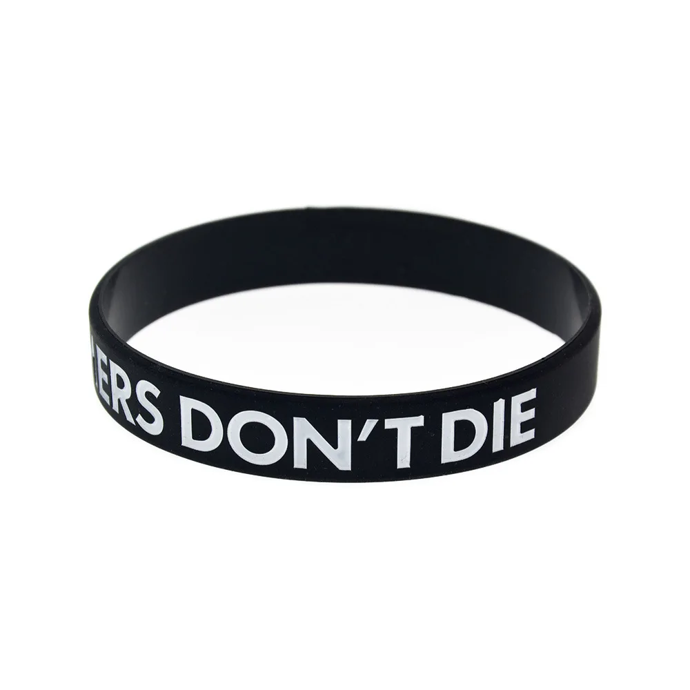 Fashion Gamers Don't Die They Respawn Silicone Bracelet Game Slogan Hand Strap hot sale | Украшения и аксессуары