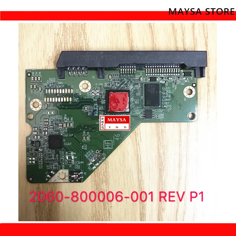 HDD PCB Логическая плата печатная 2060 800006 001 REV P1 для WD 3 5 SATA восстановление данных