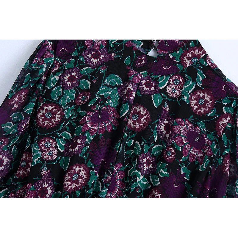 Women's Dress Vintage Floral Print Za 2020 Chiffon Ruffles Long Sleeve Mini Dress Female Elegant Party Dress Mujer Vestidos
Women's Dress Vintage Floral Print Za 2020 Chiffon Ruffles Long Sleeve Mini Dress Female Elegant Party Dress Mujer Vestidos