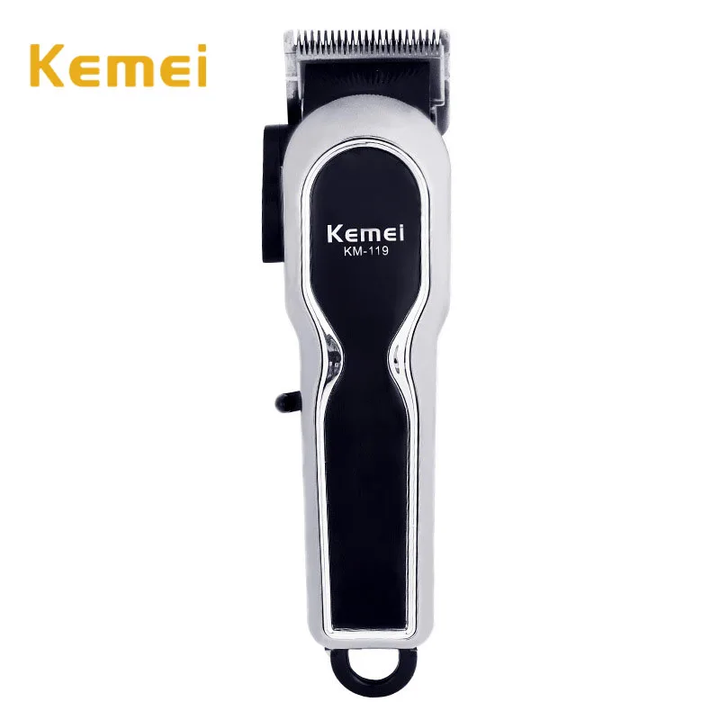 KEMEI Kemei stainless steel cutter head hair clipper charging straight plug dual-use electric hair clipper hair clipper KM-119
KEMEI Kemei stainless steel cutter head hair clipper charging straight plug dual-use electric hair clipper hair clipper KM-119