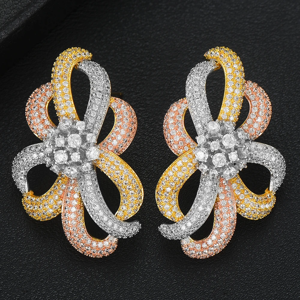 GODKI Jimbora Luxury Flower Shape Pendant Earrings Naija Bridal Wedding Party African Dress Earring Fashion Jewelry Women
GODKI Jimbora Luxury Flower Shape Pendant Earrings Naija Bridal Wedding Party African Dress Earring Fashion Jewelry Women