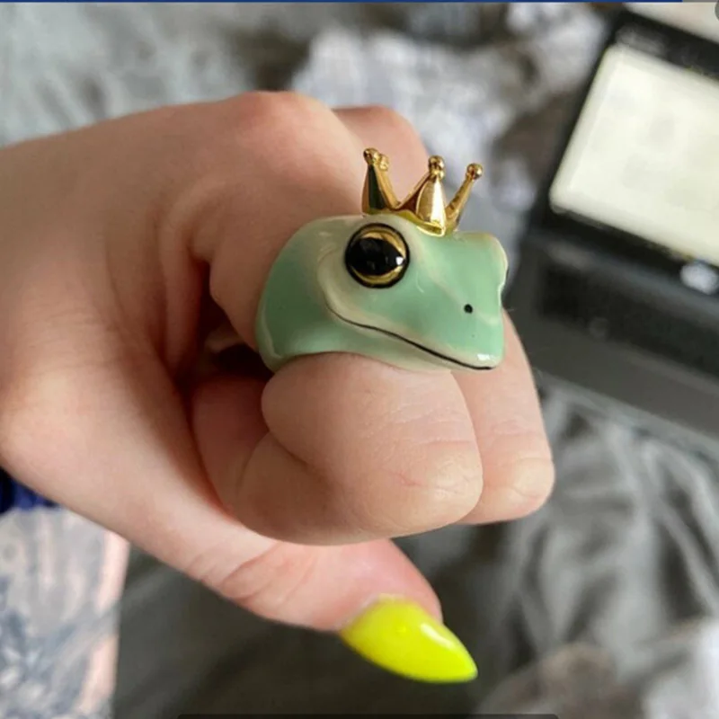 Alloy Frog Ring Resin Rings For Women Girls Simple Animal Aesthetic Jewelry Friendship Rings Creative Party Travel Gifts
Alloy Frog Ring Resin Rings For Women Girls Simple Animal Aesthetic Jewelry Friendship Rings Creative Party Travel Gifts
