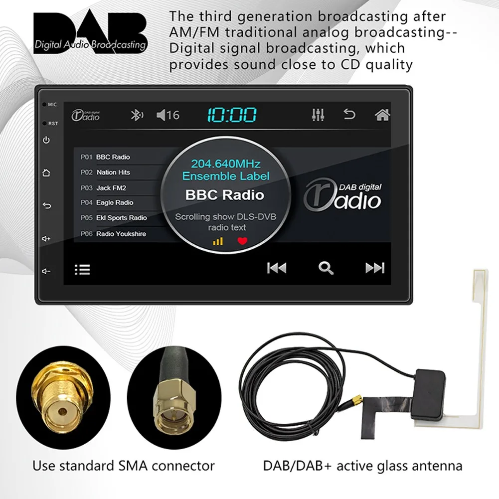 Universal 2din 7inch MP5 Player Touch Screen Bluetooth Car Stereo GPS Wifi FM/AM MP5 Player
Universal 2din 7inch MP5 Player Touch Screen Bluetooth Car Stereo GPS Wifi FM/AM MP5 Player