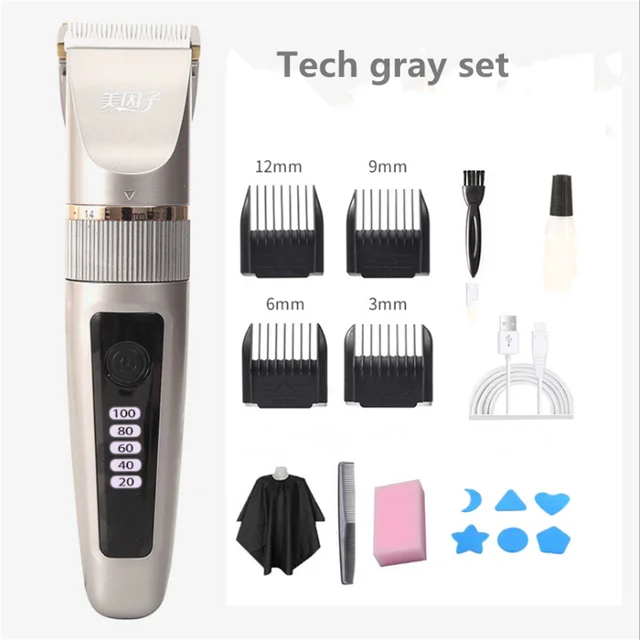 Electric Hair Clippers IPX4 Waterproof Hair Cutting Machine Cordless Haircut Remover 4 Colors Rechargeable Trimmer For Men Kids
Electric Hair Clippers IPX4 Waterproof Hair Cutting Machine Cordless Haircut Remover 4 Colors Rechargeable Trimmer For Men Kids