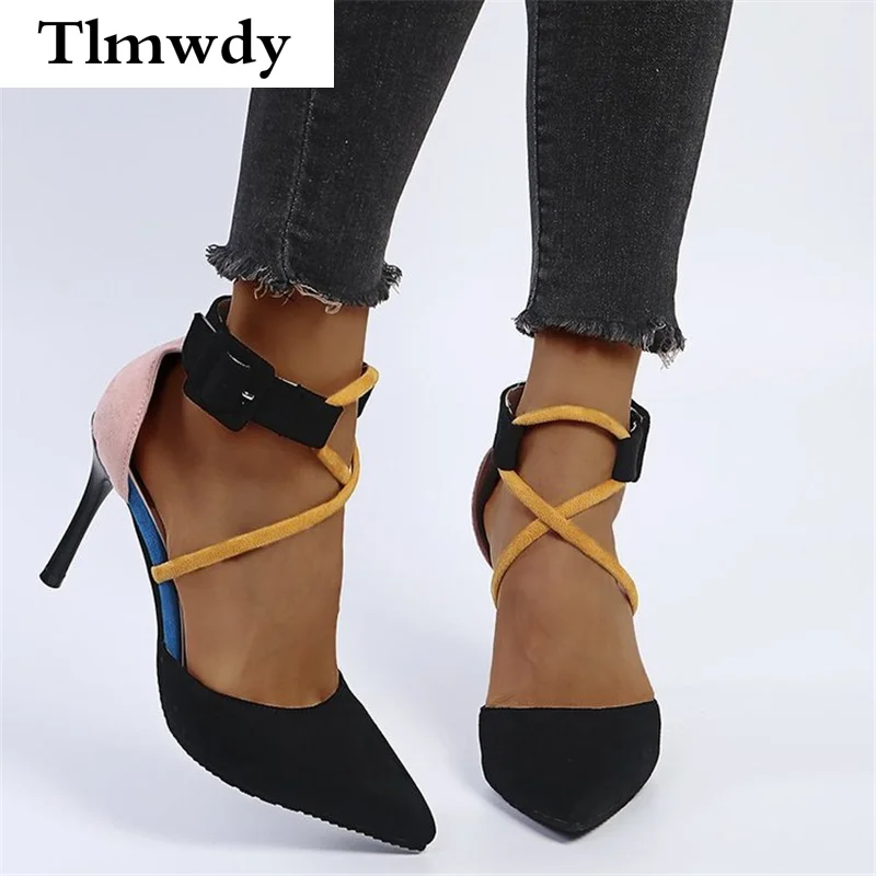 2021 Spring Women Pumps Fashion Suede Sexy Pointed Women Vintage Buckle Stilettos Party Dress Comfortable High Heels for Woman
2021 Spring Women Pumps Fashion Suede Sexy Pointed Women Vintage Buckle Stilettos Party Dress Comfortable High Heels for Woman