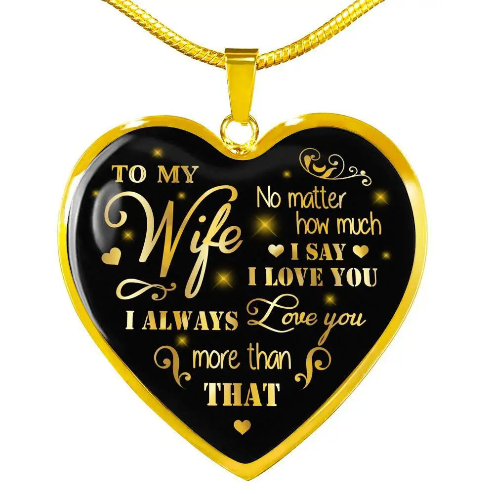 Для моей жены Ты мой лучший друг я всегда люблю тебя сердце кулон ожерелье