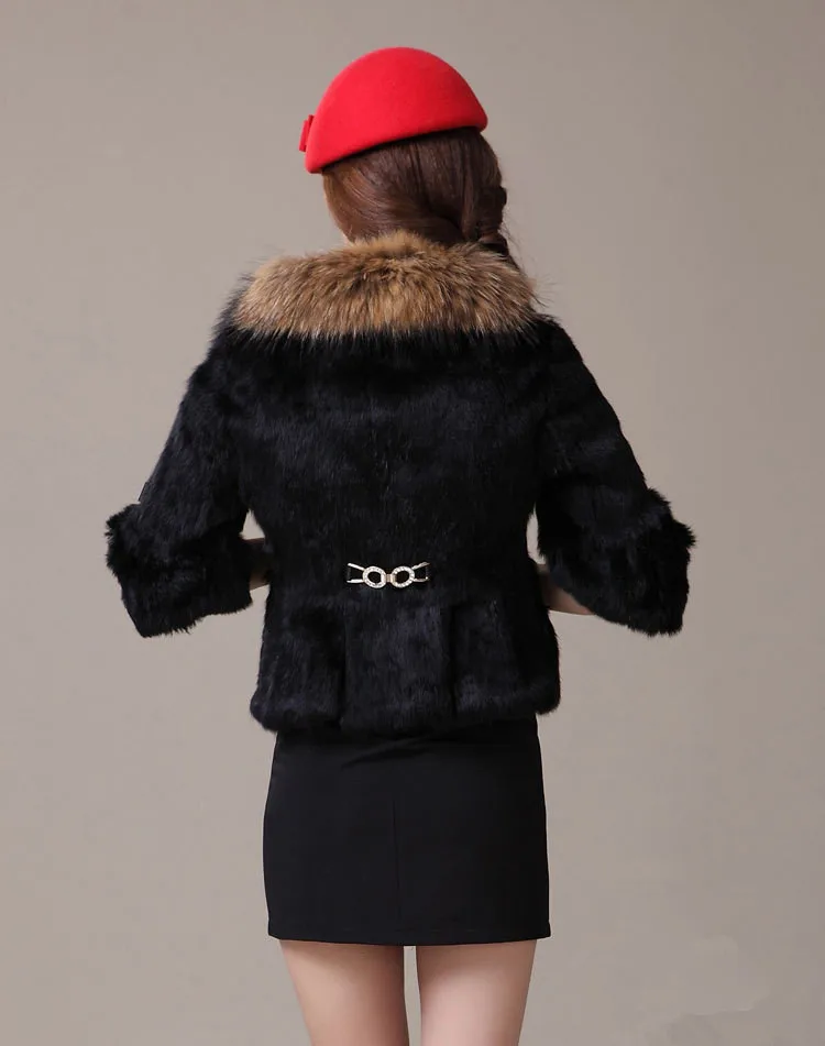 Coat Genuine 2020 Women Full Pelt Rabbit Jacket Female Large Real Raccoon Fur Collar Winter Outwear YQ927
Coat Genuine 2020 Women Full Pelt Rabbit Jacket Female Large Real Raccoon Fur Collar Winter Outwear YQ927