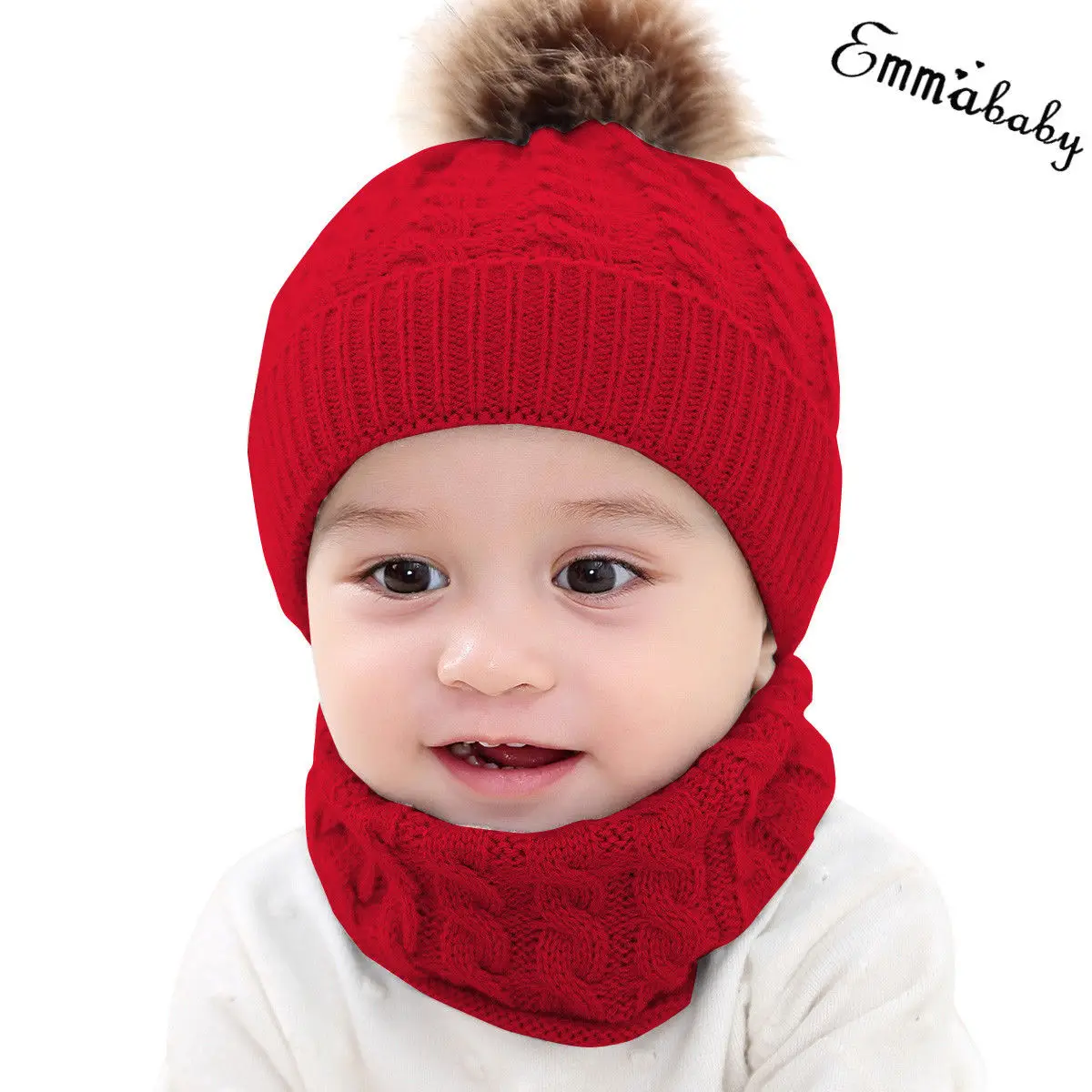 Autumn Toddler Boy Girl Cap Fur Pom Hat Winter Warm Knit Bobble Beanie Cap Scarf Soft Material Fashion Newborn Baby Hat
Autumn Toddler Boy Girl Cap Fur Pom Hat Winter Warm Knit Bobble Beanie Cap Scarf Soft Material Fashion Newborn Baby Hat