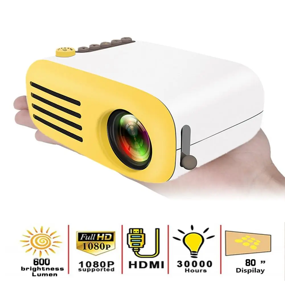 YG200 Mini Portable High Definition Household Projector Home Theater Multi-media
YG200 Mini Portable High Definition Household Projector Home Theater Multi-media