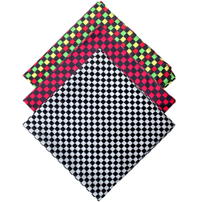 55x55cm White Black Checkered Flag Racing Bandana Unisex Multi-Use Square Headband Motorcycle Outdoor Sports Hair Wrap Wristband
55x55cm White Black Checkered Flag Racing Bandana Unisex Multi-Use Square Headband Motorcycle Outdoor Sports Hair Wrap Wristband