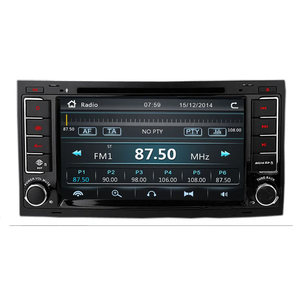Бесплатная доставка 2DIN автомобильный DVD плеер Touareg для VW 2004 2009 T5 Multivan GPS