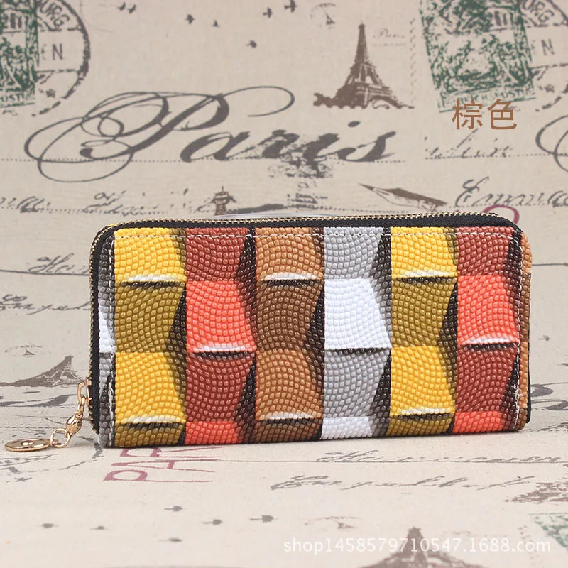 Korean Fashion Women Wallet Waterdrop Pattern Hit Color Long Multiple Card Position Zipper Coin Purse Handbags Phone Bag
Korean Fashion Women Wallet Waterdrop Pattern Hit Color Long Multiple Card Position Zipper Coin Purse Handbags Phone Bag