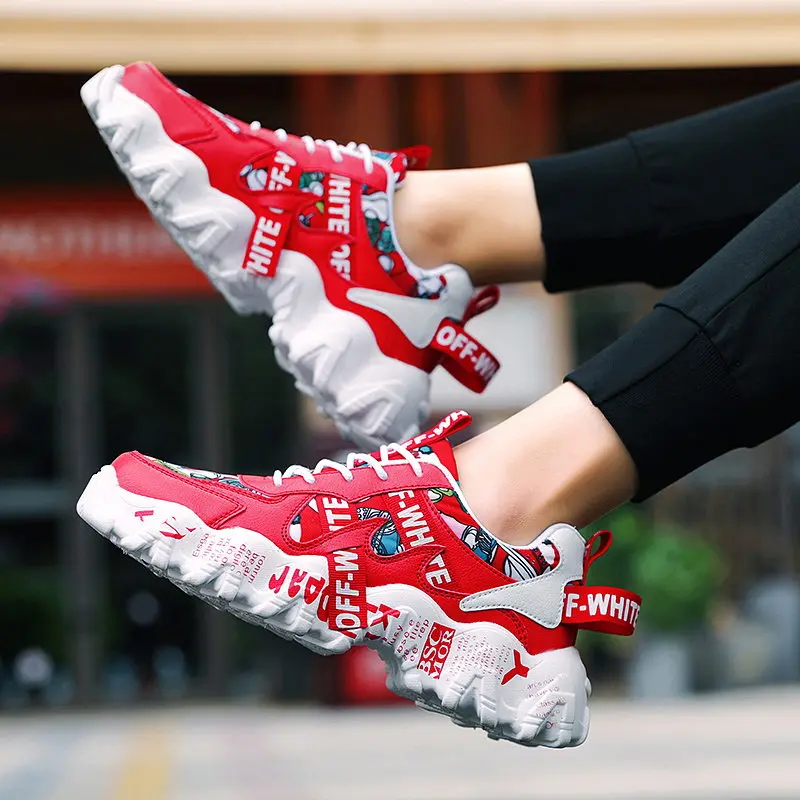 Autumn Hot White Casual Men Sneaker Shoes Leather Fashion Print Running Mens Sneakers Unisex Jogging Shoes Man zapatillas hombre
Autumn Hot White Casual Men Sneaker Shoes Leather Fashion Print Running Mens Sneakers Unisex Jogging Shoes Man zapatillas hombre