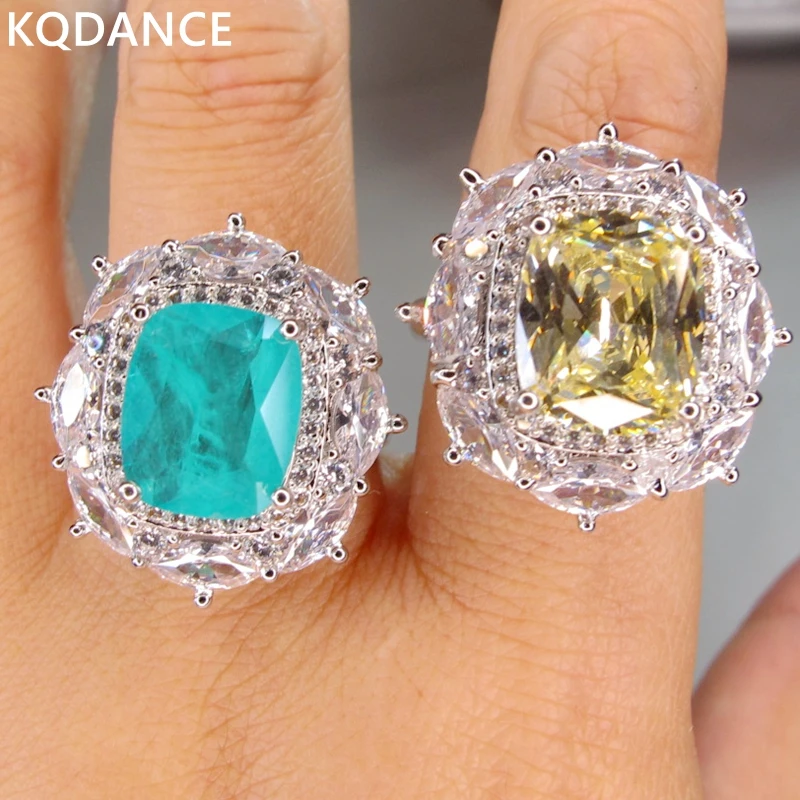 Simulate Yellow Moissanite Diamond Paraiba Tourmaline pariba Gemstone Ring For Women Anniversary Gifts Cocktail Party Jewelry 
Simulate Yellow Moissanite Diamond Paraiba Tourmaline pariba Gemstone Ring For Women Anniversary Gifts Cocktail Party Jewelry