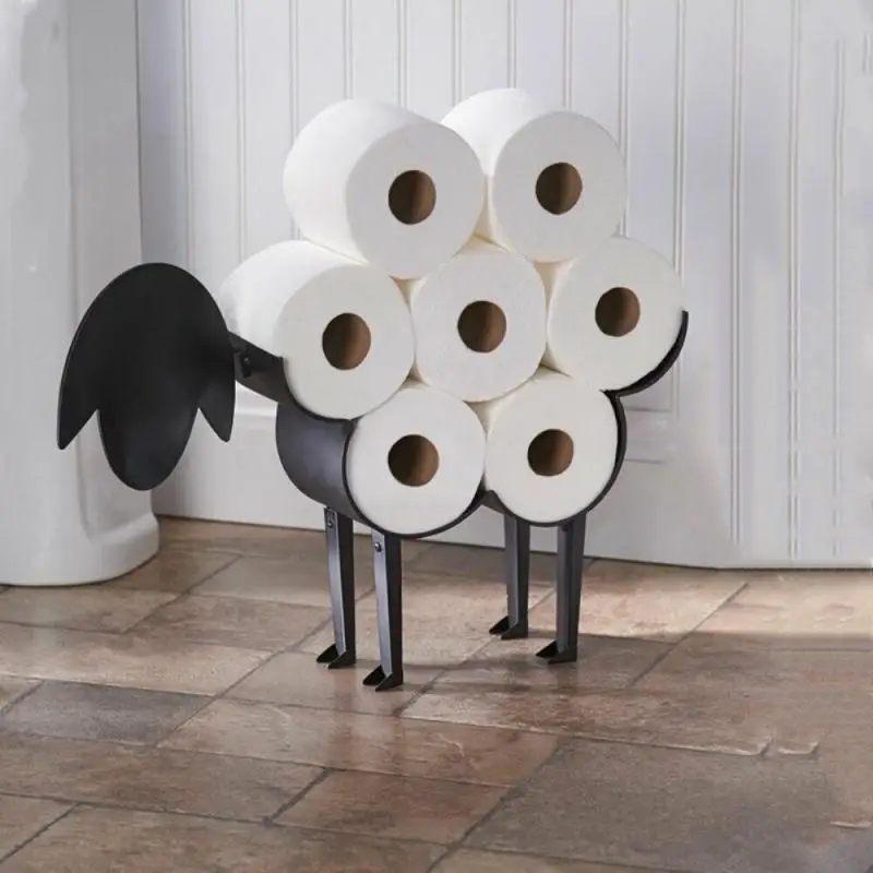 New Black Sheep Toilet Roll Holder Paper Bathroom Free Standing Metal Storage Sheep Decorative Toilet Paper Holder Bathroom
New Black Sheep Toilet Roll Holder Paper Bathroom Free Standing Metal Storage Sheep Decorative Toilet Paper Holder Bathroom