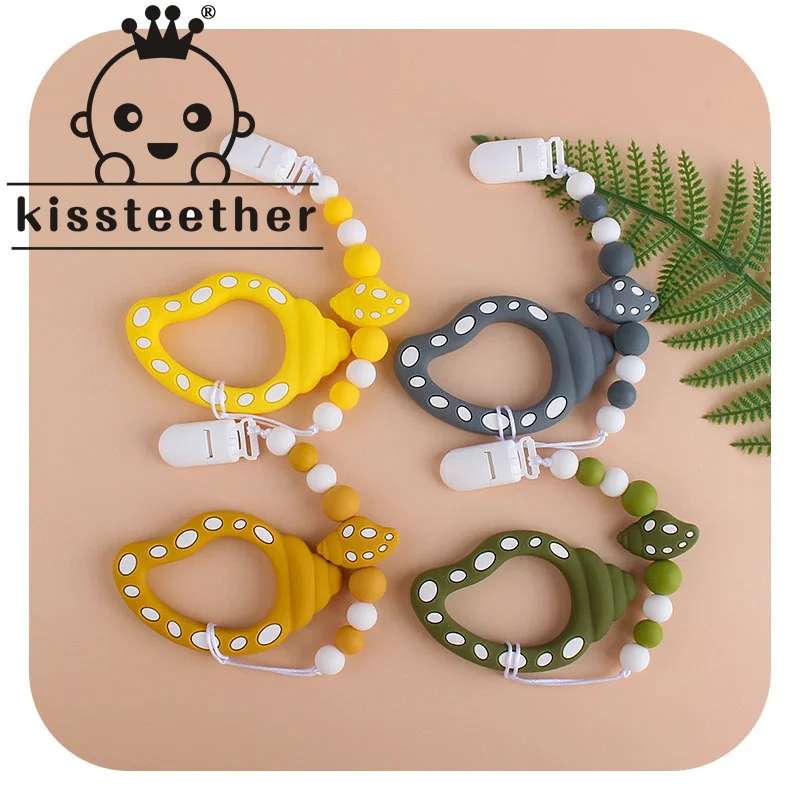 Kissteether New Plastic Duckbill Clip Conch Silicone Teether Baby Silicone Conch Molar Toy Nipple Chain Anti-Drop Chain
Kissteether New Plastic Duckbill Clip Conch Silicone Teether Baby Silicone Conch Molar Toy Nipple Chain Anti-Drop Chain