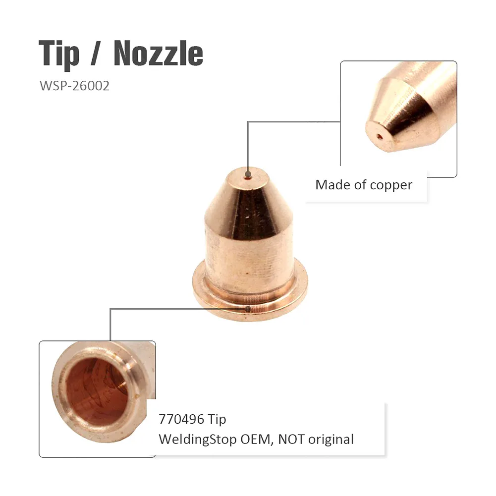 Plasma Cutter Torch Torch Nozzle Replacement 10pcs 250ci 500ci Electrode Nozzle/Tips Set
Plasma Cutter Torch Torch Nozzle Replacement 10pcs 250ci 500ci Electrode Nozzle/Tips Set