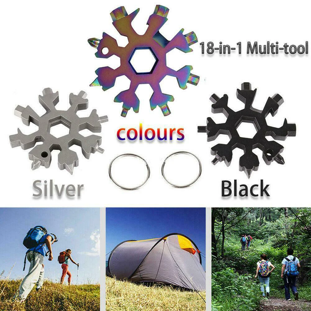 18-in-1 Snowflake Tool Screwdriver Stainless Steel Snowflake Multi-Tool Snowflake Tool
18-in-1 Snowflake Tool Screwdriver Stainless Steel Snowflake Multi-Tool Snowflake Tool