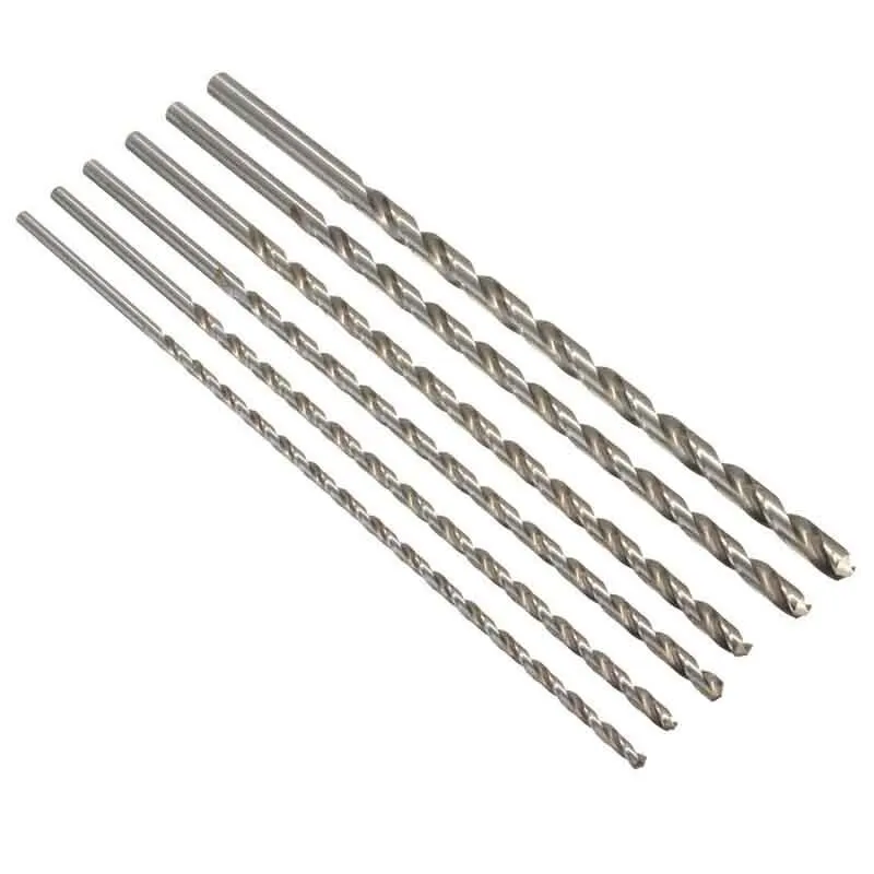 HSS Straight Shank Twist Drill Bit 6-12mm Diameter Extra Long HSS Straigth Shank Auger Twist Drill Bit Set 350mm For Aluminum
HSS Straight Shank Twist Drill Bit 6-12mm Diameter Extra Long HSS Straigth Shank Auger Twist Drill Bit Set 350mm For Aluminum