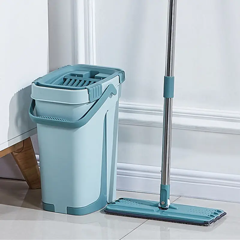 Hand Free Flat Mop Bucket With Stainless Steel Handle Wet Dry Floor Cleaning 360 rotat Home Kitchen Wooden Floor Lazy Fellow Mop
Hand Free Flat Mop Bucket With Stainless Steel Handle Wet Dry Floor Cleaning 360 rotat Home Kitchen Wooden Floor Lazy Fellow Mop