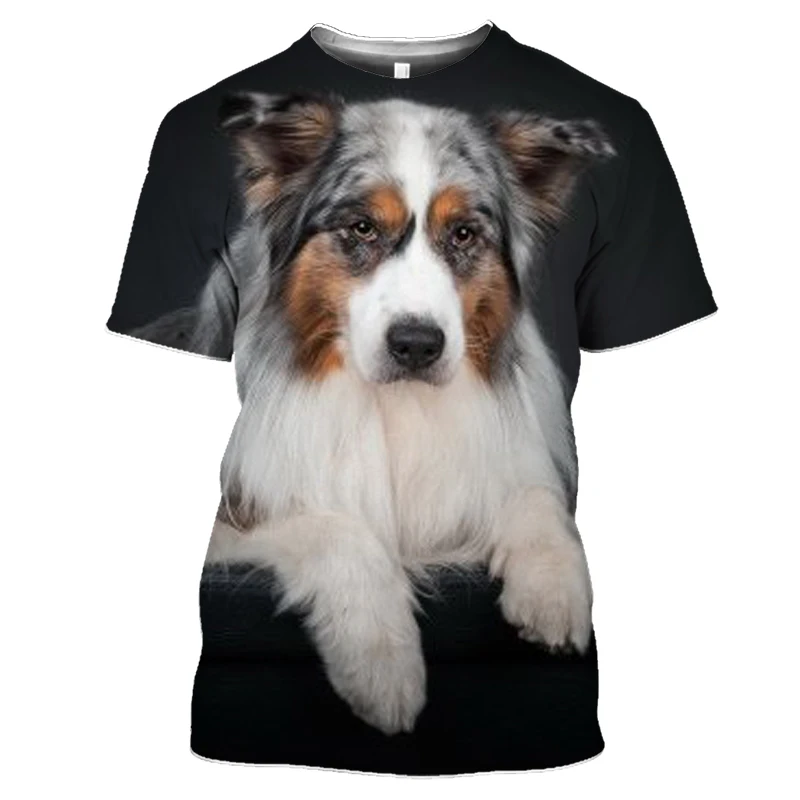 SONSPEE 3D Printing Border Collie T-shirt Men's Casual Retro Hip Hop Fashion Casual Top Women's Short Sleeve Sweatshirt Clothing
SONSPEE 3D Printing Border Collie T-shirt Men's Casual Retro Hip Hop Fashion Casual Top Women's Short Sleeve Sweatshirt Clothing