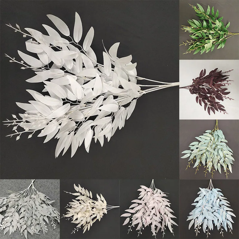 Willow Leaves Artificial Green Plant Simulation Plant Home Balcony Wedding Wall Party Decoration 55cm
Willow Leaves Artificial Green Plant Simulation Plant Home Balcony Wedding Wall Party Decoration 55cm