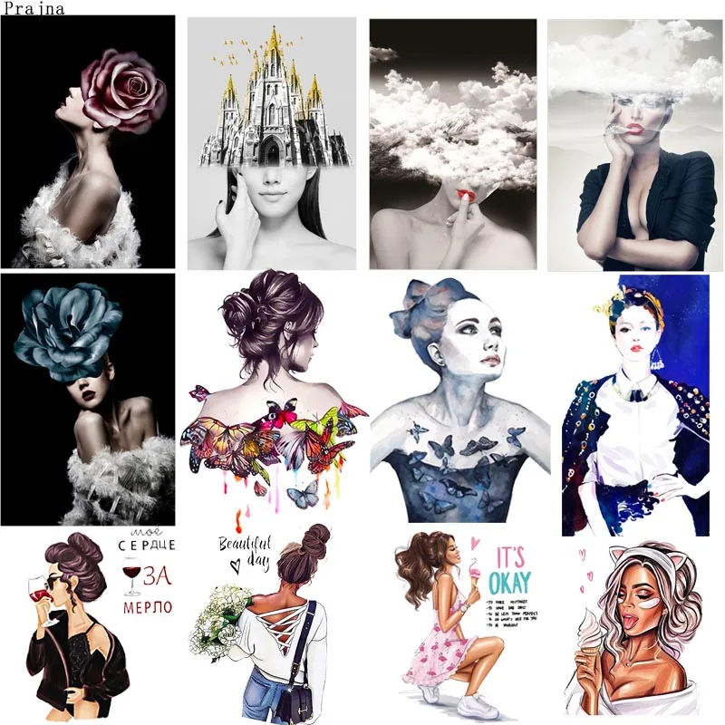 Fashion Girl Iron On Patches For Clothing DIY New Aesthetic Girl Patches Iron On Transfer Patches Heat Thansfer Thermal Sticker
Fashion Girl Iron On Patches For Clothing DIY New Aesthetic Girl Patches Iron On Transfer Patches Heat Thansfer Thermal Sticker