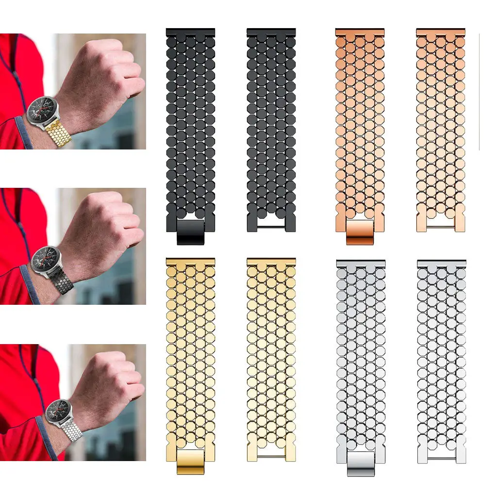 Zinc Alloy Quick Release Bar Watchband For Sumsang Watch 46mm Repalce
Zinc Alloy Quick Release Bar Watchband For Sumsang Watch 46mm Repalce