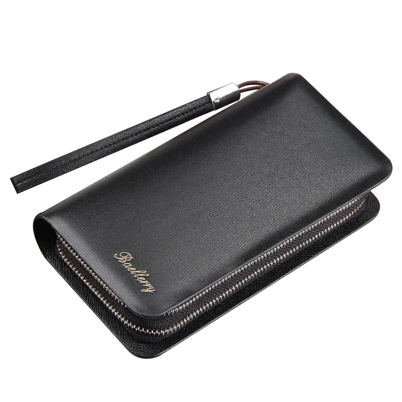 Baellerry New Casual Business Men Long Wallet Soft Leather Fashion Large Capacity Male Clutch Bag Solid Color Zipper Coin Pocket
Baellerry New Casual Business Men Long Wallet Soft Leather Fashion Large Capacity Male Clutch Bag Solid Color Zipper Coin Pocket