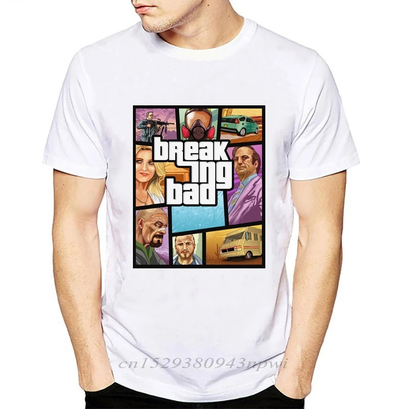 New T shirt Men Hot Sales Breaking Bad Characters Printing Men's Short Sleeves Male Basic Tops Cool Tee hipster casual T shirt
New T shirt Men Hot Sales Breaking Bad Characters Printing Men's Short Sleeves Male Basic Tops Cool Tee hipster casual T shirt