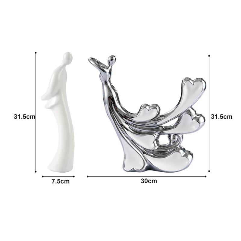 Modern Couple Lovers Dance Miniature Figurine Handmade Plating Ceramic Statue Desktop Crafts Home Decoration Wedding Gifts
Modern Couple Lovers Dance Miniature Figurine Handmade Plating Ceramic Statue Desktop Crafts Home Decoration Wedding Gifts