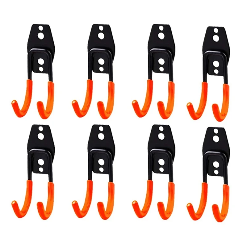 8 Pcs Steel Garage Hooks,Heavy Duty Wall Hooks for Garage Organizing&Storage Bikes,Ladders,&Garden Tool
8 Pcs Steel Garage Hooks,Heavy Duty Wall Hooks for Garage Organizing&Storage Bikes,Ladders,&Garden Tool