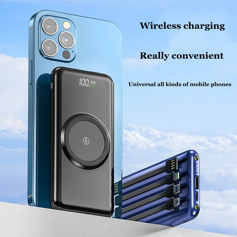повербанк Power Bank Беспроводная зарядка с собственной линией Power Bank для Xiaomi Iphone Внешний аккумулятор Портативное зарядное устройство Вспомога...
повербанк Power Bank Беспроводная зарядка с собственной линией Power Bank для Xiaomi Iphone Внешний аккумулятор Портативное зарядное устройство Вспомога...