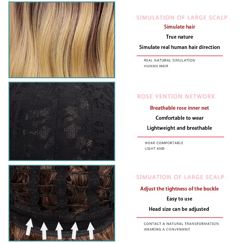 TALANG Curly Hair Wig Black Gold Gradient Wig High Temperature resistant fiber synthetic wig for women's Daily Party Cosplay wig 
TALANG Curly Hair Wig Black Gold Gradient Wig High Temperature resistant fiber synthetic wig for women's Daily Party Cosplay wig