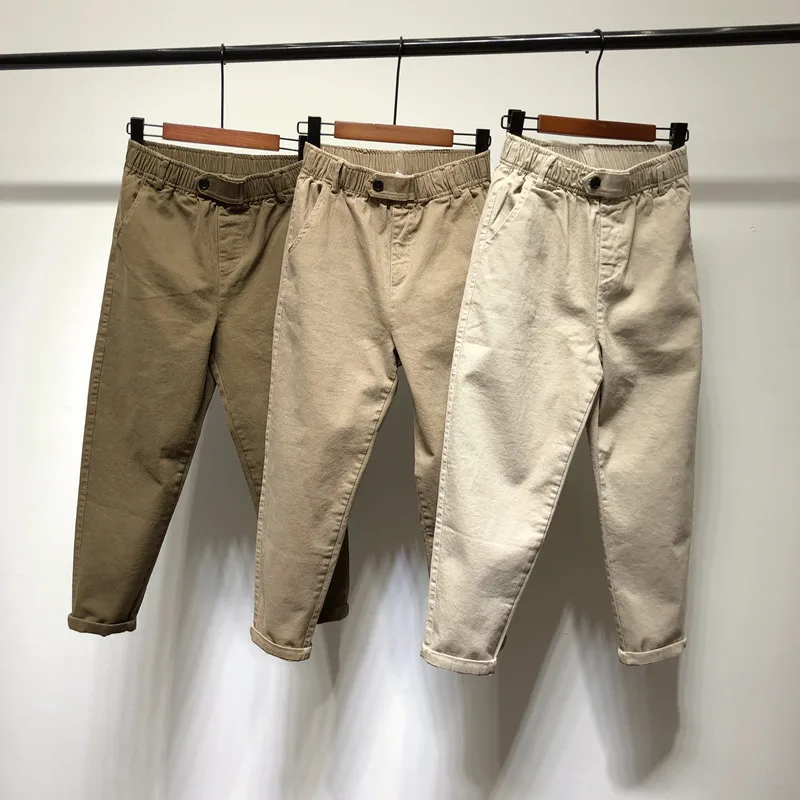 Spring Autumn Casual Loose Khaki Harem Pants Female Elastic Waist Thin Vintage Plus Size Cotton Cropped Pants Trousers Women Xxl
Spring Autumn Casual Loose Khaki Harem Pants Female Elastic Waist Thin Vintage Plus Size Cotton Cropped Pants Trousers Women Xxl