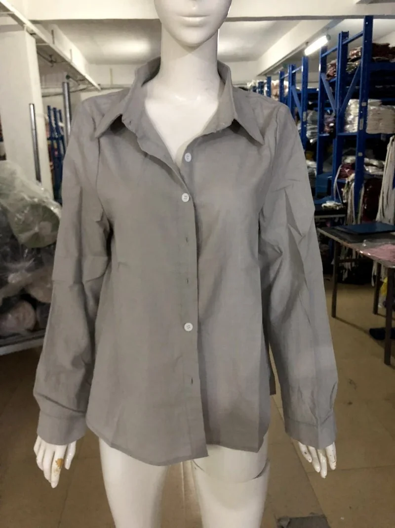 2021 Spring Autumn Shirt Solid Casual Loose Long-sleeve Cotton Linen Blouse Women's Office Button Up Top White Shirt Plus Size
2021 Spring Autumn Shirt Solid Casual Loose Long-sleeve Cotton Linen Blouse Women's Office Button Up Top White Shirt Plus Size