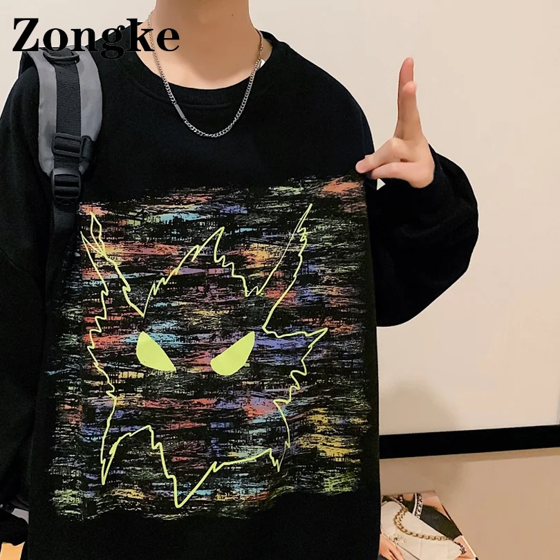 Zongke Monster Print Sweatshirts Men Clothing Japanese Streetwear Men Sweetshirts M-3XL 2022 Spring New Arrivals
Zongke Monster Print Sweatshirts Men Clothing Japanese Streetwear Men Sweetshirts M-3XL 2022 Spring New Arrivals