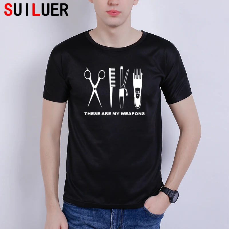 Barber Unisex T Shirt Casual Short Sleeve O-Neck Sports Hairdresser Weapon T-shirt Men Women scissors Clothing Tops SL-818
Barber Unisex T Shirt Casual Short Sleeve O-Neck Sports Hairdresser Weapon T-shirt Men Women scissors Clothing Tops SL-818