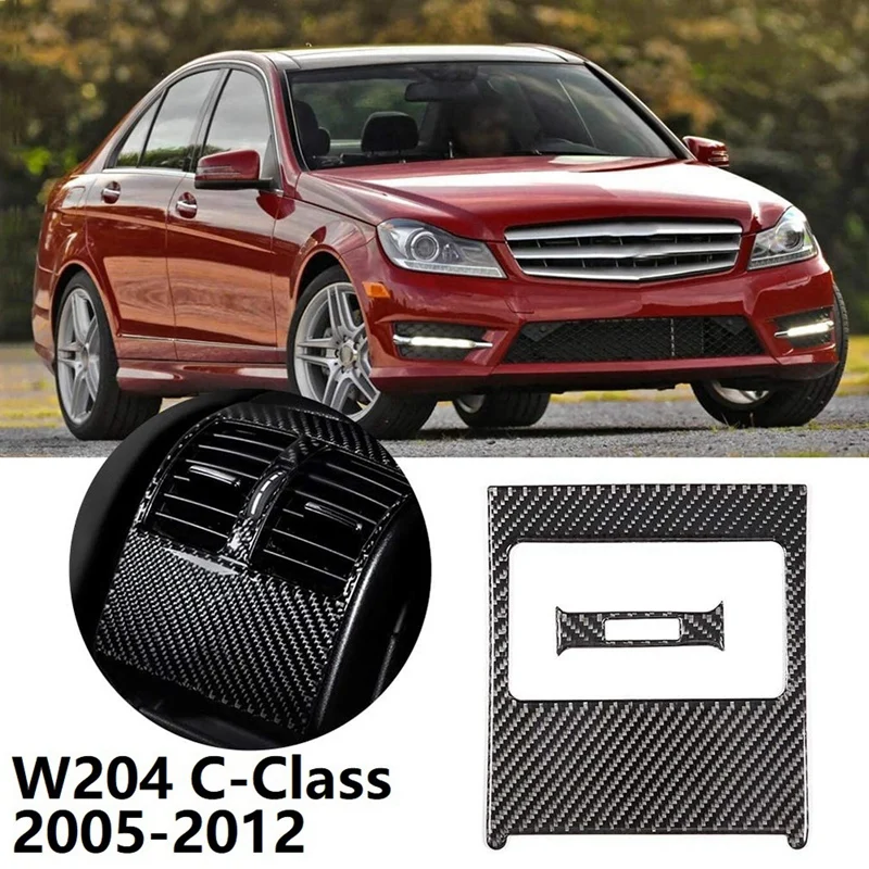 Rear Air Outlet Sticker Carbon Fiber Air Conditioning Cover Trim Air Vent Frame for Mercedes-Benz C-Class W204 2005-2012
Rear Air Outlet Sticker Carbon Fiber Air Conditioning Cover Trim Air Vent Frame for Mercedes-Benz C-Class W204 2005-2012