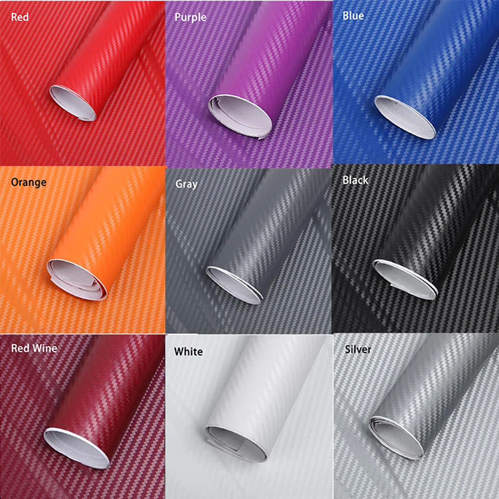 30cmx127cm 3D Carbon Fiber Vinyl Car Wrap Sheet Roll Film Car stickers and Decals Motorcycle Car Styling Accessories Automobiles 
30cmx127cm 3D Carbon Fiber Vinyl Car Wrap Sheet Roll Film Car stickers and Decals Motorcycle Car Styling Accessories Automobiles