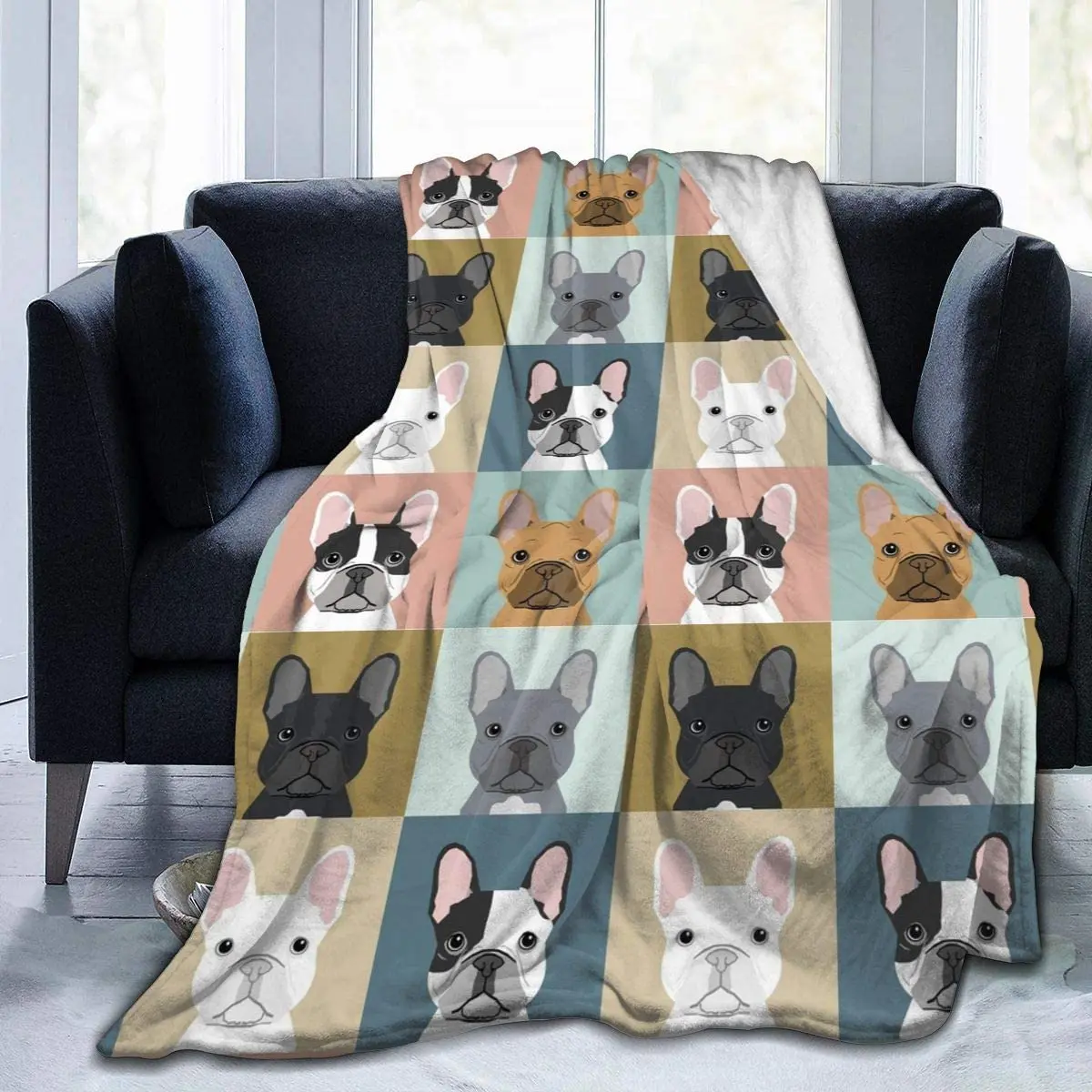 French Bulldog Dog Cute Ultra-Soft Fleece Blanket Flannel Velvet Plush Throw Blanket
French Bulldog Dog Cute Ultra-Soft Fleece Blanket Flannel Velvet Plush Throw Blanket