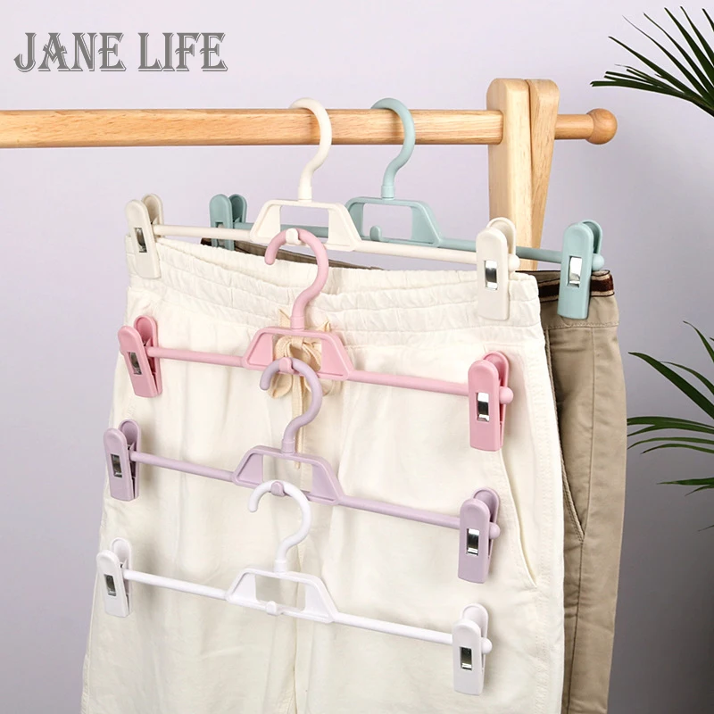 Регулируемая пластиковая вешалка для брюк, 5 шт./лот 
Регулируемая пластиковая вешалка для брюк, 5 шт./лот