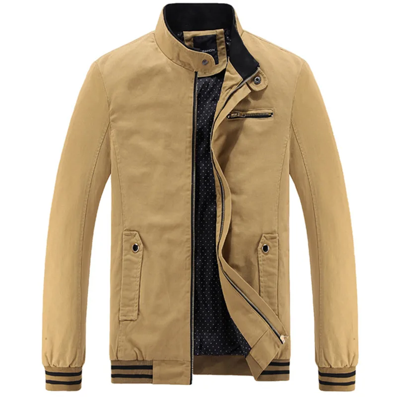 2021 Spring Autumn Fashion New Men's Casual Stand Collar Thick Jacket / Male Cotton Washed Zipper Coat
2021 Spring Autumn Fashion New Men's Casual Stand Collar Thick Jacket / Male Cotton Washed Zipper Coat