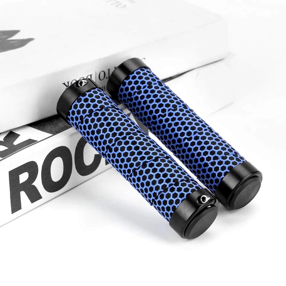 2PCS Mountain Road Cycling Bike Grips MTB Handlebar Cover Grips Soft TPR Anti-slip Bicycle Handle Grip Aluminum Lock Bar End
2PCS Mountain Road Cycling Bike Grips MTB Handlebar Cover Grips Soft TPR Anti-slip Bicycle Handle Grip Aluminum Lock Bar End