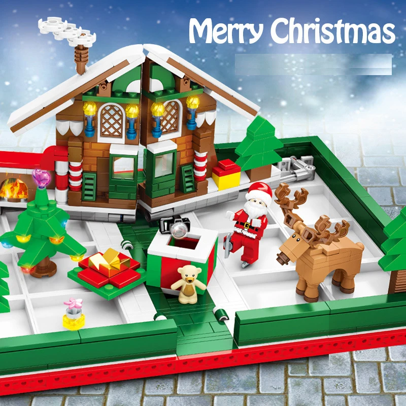 Christmas Book Compatible Architecture 635pcs Christmas Story Book Bricks Santa Claus Advanced Model Building Block Kids Toy
Christmas Book Compatible Architecture 635pcs Christmas Story Book Bricks Santa Claus Advanced Model Building Block Kids Toy