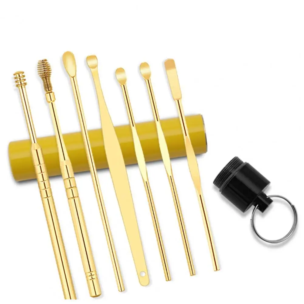 7Pcs/Set Ear Cleaner Ear Wax Pickers Stainless Steel Earpick Wax Remover Curette Ear Pick Cleaner Ear Cleaner Kits for Home
7Pcs/Set Ear Cleaner Ear Wax Pickers Stainless Steel Earpick Wax Remover Curette Ear Pick Cleaner Ear Cleaner Kits for Home